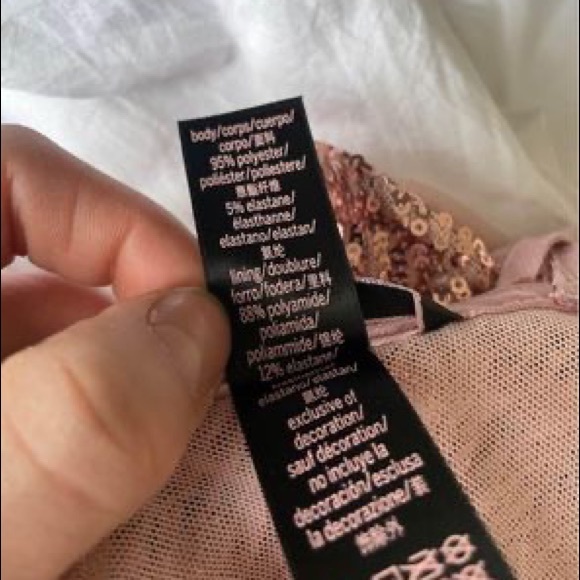 Victoria Secret Rose Gold Sequin Slip Dress - Picture 4 of 4